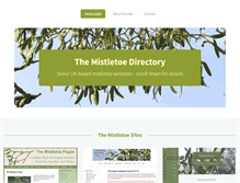 Tablet Screenshot of mistletoe.org.uk